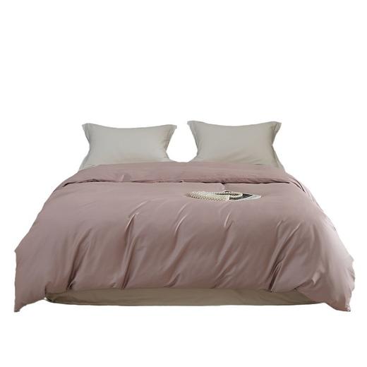 细腻贡缎~高端100S纯棉被套单件轻奢贡缎全棉长绒棉亲肤单双人被罩三件套装 商品图4