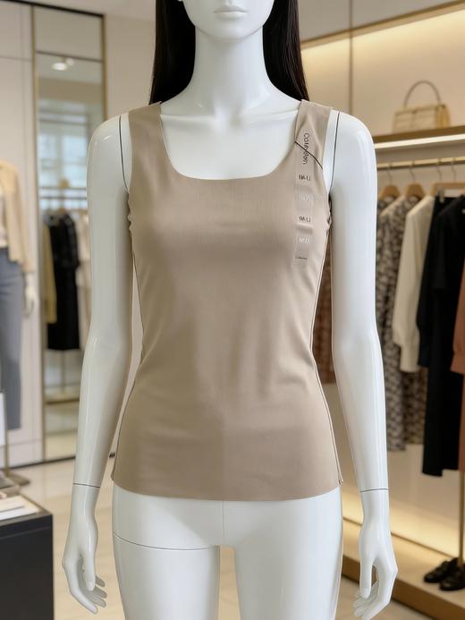 四色！Calvin Klein新款法式小方领无痕隐形肌底背心 商品图5