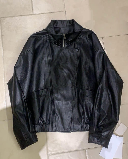 【门店同款】ENJOY春季韩系翻领皮衣 170498489 商品图0