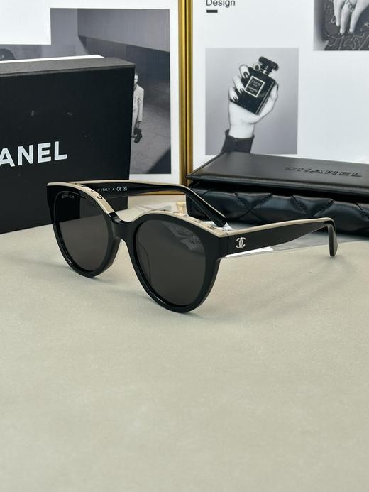 香奈儿  CH5414  猫眼园框板材极简风墨镜（JH） 商品图3