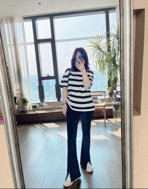 【神裤】噢蜜ooomeooo四面弹力开衩大长腿神裤 商品图0