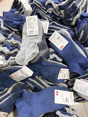 U衣库原单男士低筒袜