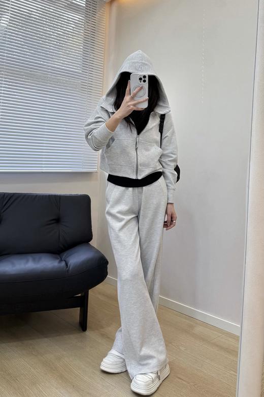 Lulu 新款面料 Scuba🔹华夫格阔腿裤 商品图9