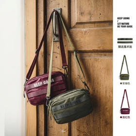 马登工装美式军绿色斜跨小包随行单肩通勤手提快速反应包包男款