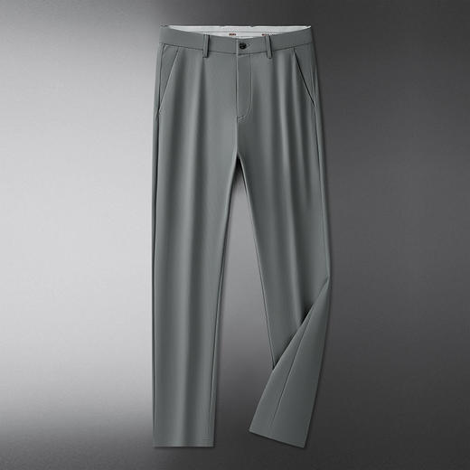 【DKP】大依优型大码男装夏季冰丝休闲裤西裤松紧腰商务休闲直筒长裤330 商品图1