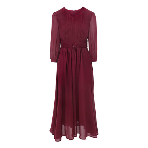 「高货deo」全新升级【铂金会员441/天猫599/差价158】(12654)洛诗琳气质雪纺连衣裙2026春季优雅通勤收腰显瘦A字裙 商品图4