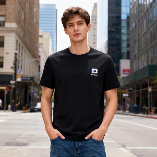 【DX】大依优型大码男装夏季圆领短袖T恤休闲百搭打底衫棉质短袖300斤 商品图2