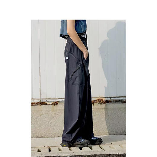 【秒杀价已调 直接拍】半圆 原创裤子 2026女式 速干薄款 弯刀裤 休闲长裤 商品图9