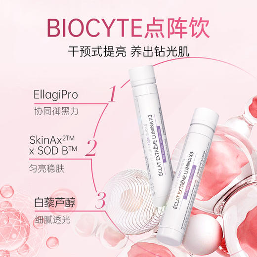 保税直发 BIOCYTE 碧维斯 双子星CP套组（点阵丸 40粒/盒+点阵饮 7支/盒x2）/（点阵丸 40粒/盒x2+点阵饮 7支/盒x4） 商品图3