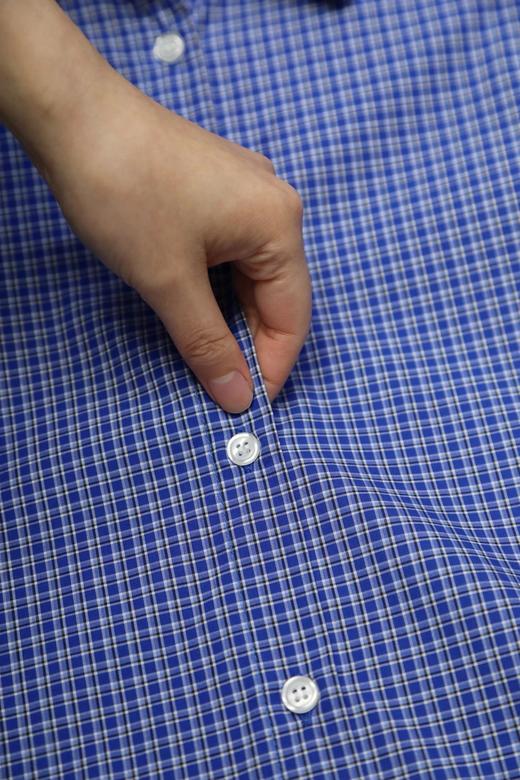 【服饰/饰品】miu系经典格纹全棉衬衫 C2288020 商品图11