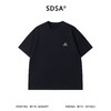 SDSA男装2026新款高贵轻奢韩版简约刺绣字母圆领短袖T恤百搭宽松 商品缩略图1
