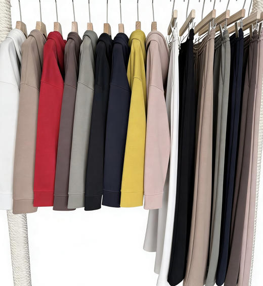 MA*MARA纯圆早春新款女士连帽抽绳休闲运动风宽松卫衣加裤子套装 商品图10