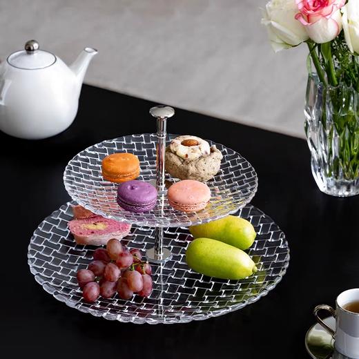 【春上新】10楼菲仕乐   波萨诺瓦-双层点心盘32+23cm  吊牌价2880元  活动价 899元 商品图0