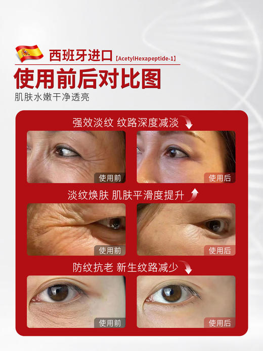 安茹双效肉毒肽抗皱水光液可涂抹紧致抗皱淡化细纹补水保湿安瓶 商品图2