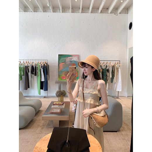 金蘑菇菇 香缇卡/ 25ss chl*e新季仙女裙 吊带连衣裙 商品图3