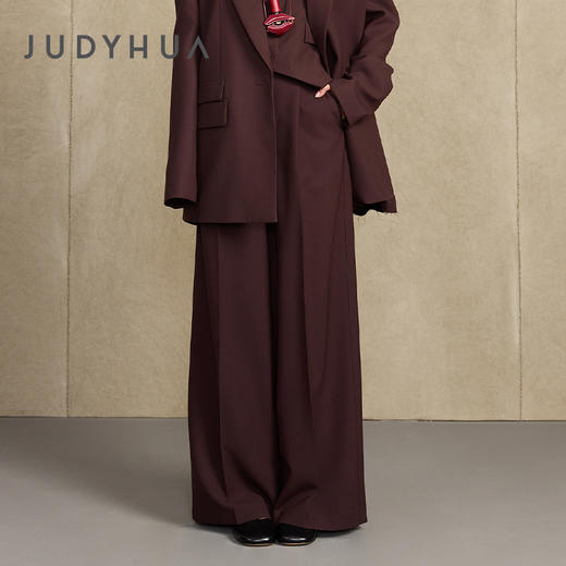 JUDYHUA沉默系列高腰长裤 商品图1