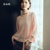 【商场同款】CNK6346 “ 飘带V领毛衫 ”天然亚麻材质 干爽舒适 宽松版型舒适自在 商品缩略图4