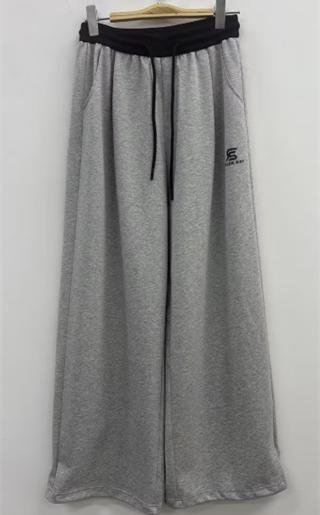 NC腰头撞色抽绳阔腿裤60120（灰）夏季962011410321 商品图0