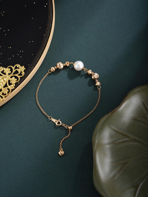 子佩集【珍爱同频】银S925珍珠惜王妃手链【YY7448】双色光珠2602 商品图6