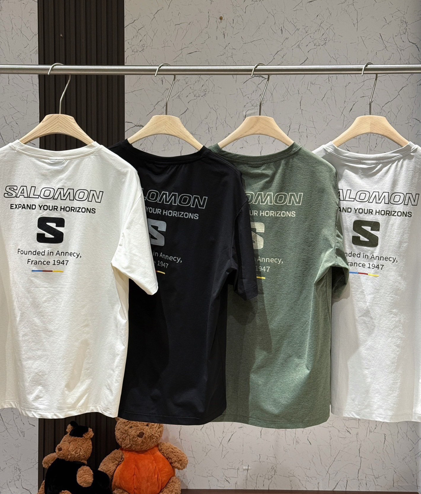 原单萨洛蒙棉麻速干短袖T恤031204