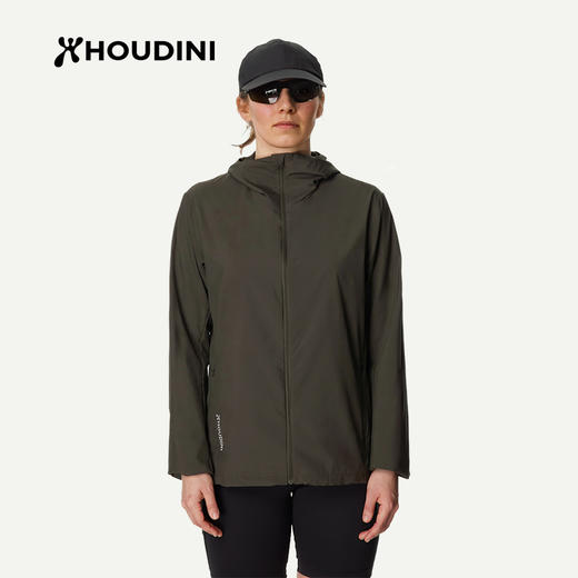 HOUDINI胡丁尼Pace Trail疾速户外26春夏新女连帽跑步轻防风外套 810061 商品图4