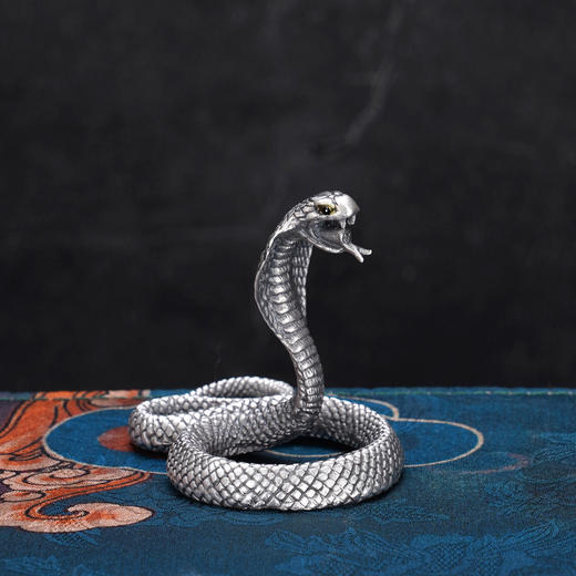 子佩集【十二生肖】S999银茶宠【CC414】鼠牛虎兔龙蛇马羊猴鸡狗猪小摆件2509 商品图5