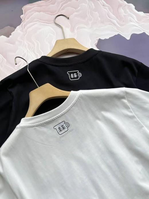 【cz1】联名款！情侣户外休闲速干涂鸦印花宽松短袖T恤！！ 商品图2