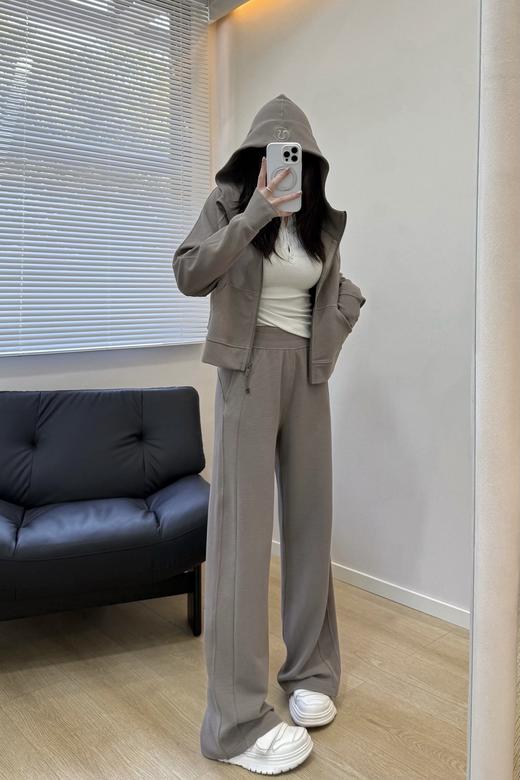 Lulu 新款面料 Scuba🔹华夫格阔腿裤 商品图4