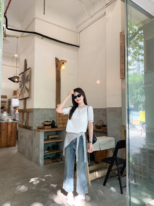 <曾小咸推荐>3.15现货秒杀 ！微信超特价！撞色边短袖 日常119.99 立减60 秒杀59.99！！ 商品图11