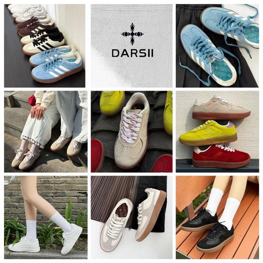 【2双减10元】DARSII达斯 多色男女同款德训鞋 牛皮+乳胶内胆+橡胶大底 【脚面宽脚面高建议拍大一码】 商品图0