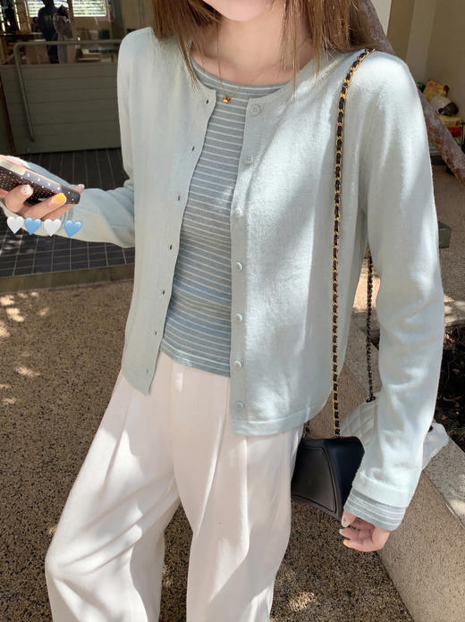 <曾小咸推荐>3.16现货秒杀 ！微信超特价！韩系假两件针织衫 日常199.99 立减110 秒杀89.99！！ 商品图5