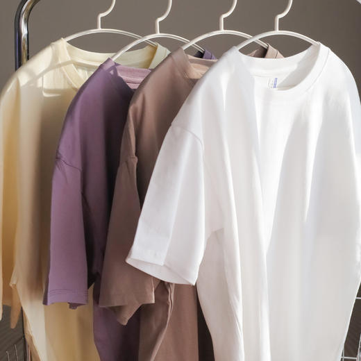 【89元3件起】重磅纯棉T恤（长袖+短袖）狂野橘子·230g/240g/260g 挺括高级质感 透气亲肤 不闷热不透点 遮肉显瘦修饰身形 商品图6