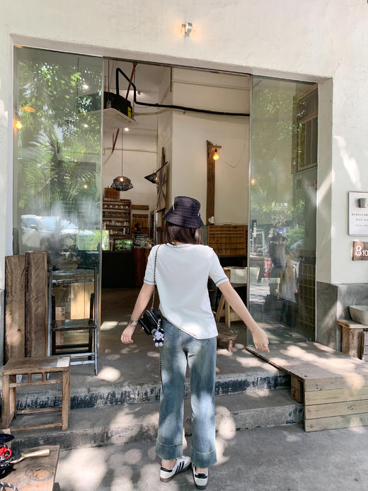 <曾小咸推荐>3.15现货秒杀 ！微信超特价！撞色边短袖 日常119.99 立减60 秒杀59.99！！ 商品图7