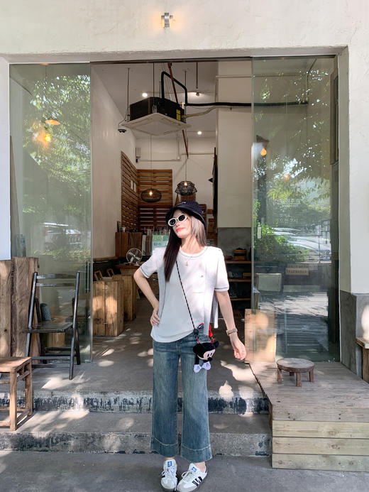 <曾小咸推荐>3.15现货秒杀 ！微信超特价！撞色边短袖 日常119.99 立减60 秒杀59.99！！ 商品图5