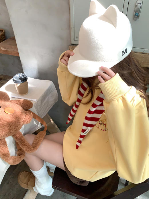 <曾小咸推荐>3.16现货秒杀 ！微信超特价！韩系多巴胺加绒卫衣 日常189.99 立减100 秒杀89.99！！ 商品图9