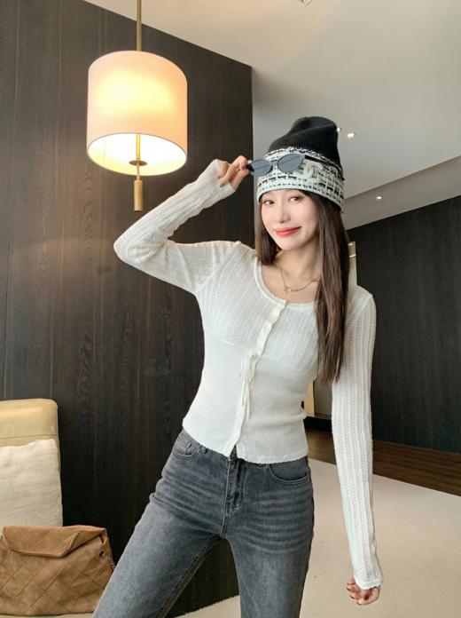 <曾小咸推荐>3.16现货秒杀 ！微信超特价！韩系短款针织衫 日常189.99 立减100 秒杀89.99！！ 商品图7