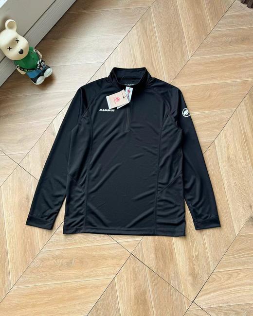 F031415春季长袖立领透气速干半拉拼色款训练衣男女同款 商品图12