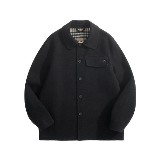 男款羊毛衬衫式外套he007 商品图0