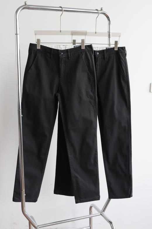 R.L 金标刺绣 黑色斜纹布裤 XXK214 商品图3