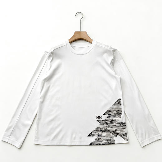 Max Mara圆领几何印花长袖T恤。 自己备注。 圆形图案。  条纹图案及号码颜色。 商品图7