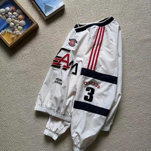 F031466潮流感梭织面料宽松V领运动套头卫衣球衣男女同款 商品图4