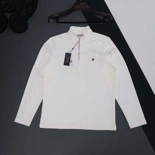 F031480新款锦氨高弹半拉链运动长袖薄款卫衣 商品图2