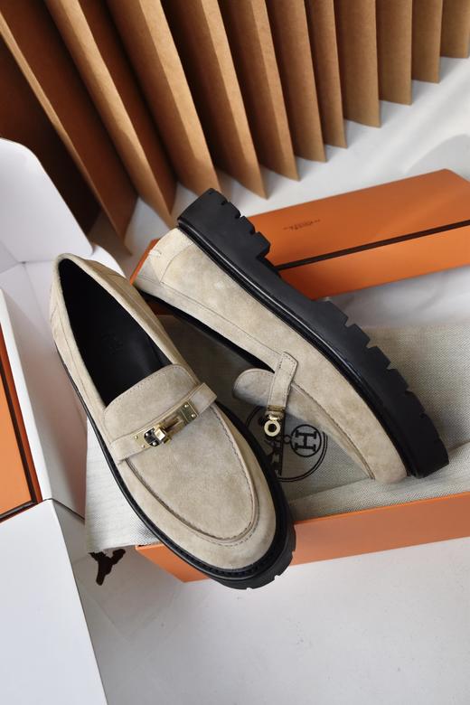 爱马仕Destin Kelly扣乐福鞋，视觉效果显腿长！顶级材质和细节工艺 商品图9