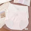 女士无缝内裤裸氨棉纯色可爱印花舒适透气三角裤高弹收腹提臀内裤3406 商品缩略图0