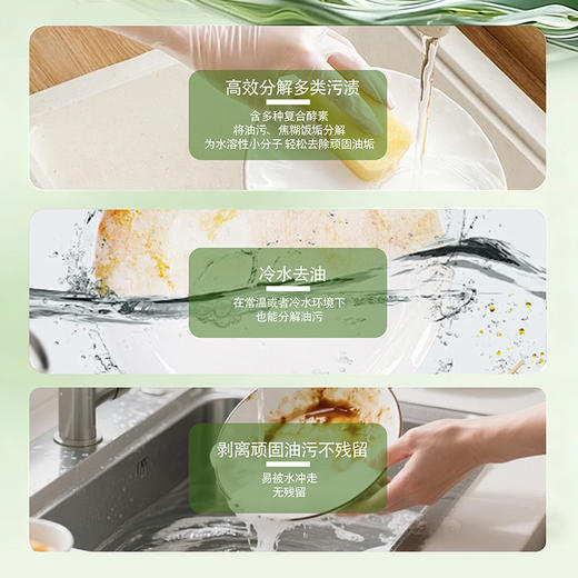 【日本进口】木本川高 九州艾蒿植萃洗洁精2瓶900ml/瓶 商品图4