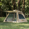 【户外帐篷集合】洛克猩球单双门全景观自动手动速开野外露营野营多人四角六角帐篷天幕套餐 全景观自动速开帐 商品缩略图1