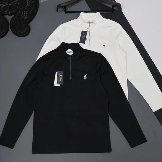 F031480新款锦氨高弹半拉链运动长袖薄款卫衣 商品图1