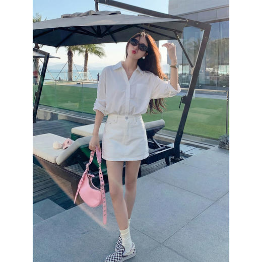 <曾小咸推荐>韩系高腰包臀半身裙女短裙 商品图3