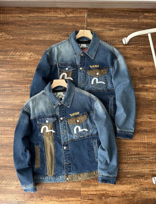 EV海鸥解构风格拼接 牛仔外套 商品图1