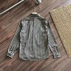 F031487春季新品立体裁剪版型男士时装款竖条纹长袖衬衫 商品缩略图3